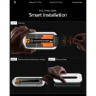 iPhone 16 Pro / 17 / 17 Pro Kijelzővédő Üvegfólia - Spigen Glas.tR EZ Fit Pro Privacy