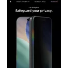 iPhone 16 Pro / 17 / 17 Pro Kijelzővédő Üvegfólia - Spigen Glas.tR EZ Fit Pro Privacy
