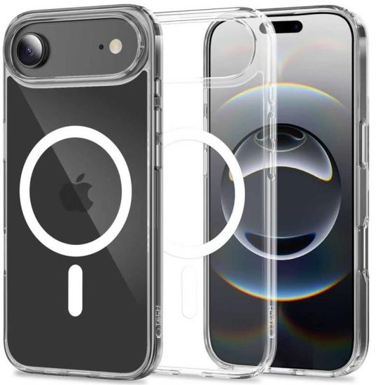 iPhone 17 Air Tok - Tech-Protect FlexAir Hybrid MagSafe - Átlátszó