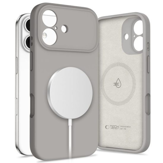iPhone 17 Tok - Tech-Protect Silicone MagSafe - Szürke