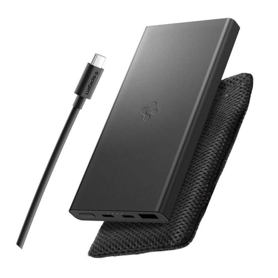 Spigen Essential EA2210 Power Bank - 10000 mAh 22.5W - Fekete