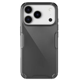   iPhone 17 Pro Tok - Nillkin Nature TPU Pro - Áttetsző-Fekete