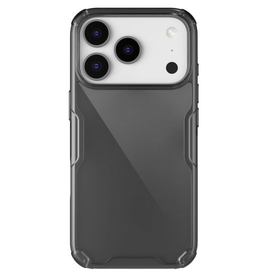 iPhone 17 Pro Tok - Nillkin Nature TPU Pro - Áttetsző-Fekete