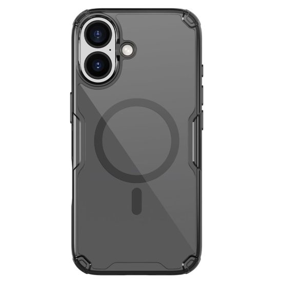 iPhone 17 Tok - Nillkin Nature TPU Pro Magnetic - Áttetsző-Fekete