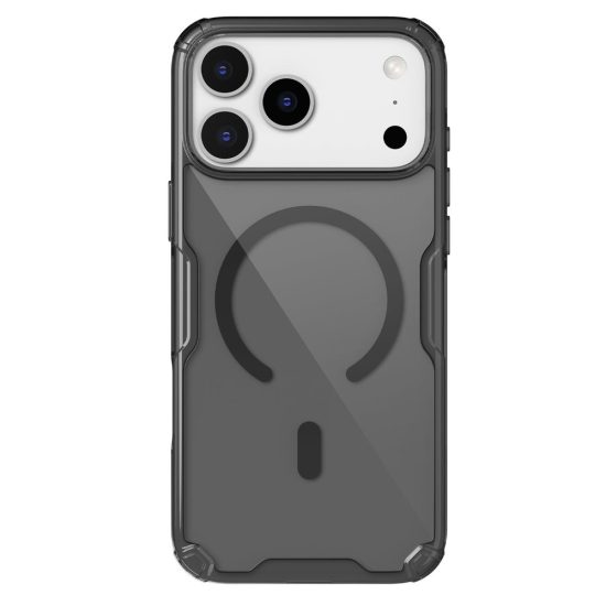 iPhone 17 Pro Max Tok - Nillkin Nature TPU Pro Magnetic - Áttetsző-Fekete
