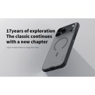 iPhone 17 Pro Max Tok - Nillkin Super Frosted Shield Pro Magnetic - Áttetsző-Fekete