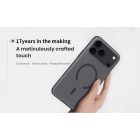 iPhone 17 Pro Max Tok - Nillkin Super Frosted Shield Pro Magnetic - Áttetsző-Fekete