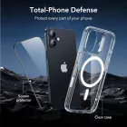 iPhone 17 Tok Szett - ESR Classic Hybrid Magnetic Kijelzővédővel  - Átlátszó