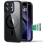 iPhone 17 Tok Szett - ESR Classic Hybrid Magnetic Kijelzővédővel - Átlátszó-Fekete