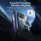 iPhone 17 Tok Szett - ESR Classic Hybrid Magnetic Kijelzővédővel - Átlátszó-Fekete