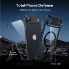 iPhone 17 Air Tok Szett - ESR Classic Hybrid Magnetic Kijelzővédővel - Átlátszó-Fekete