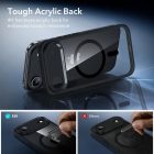 iPhone 17 Air Tok Szett - ESR Classic Hybrid Magnetic Kijelzővédővel - Átlátszó-Fekete