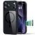 iPhone 17 Pro Tok Szett - ESR Classic Hybrid Magnetic Kijelzővédővel - Átlátszó-Fekete