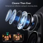 iPhone 16 / 16 Plus / 17 Lencsevédő - ESR Armorite Camera Protector - Fekete