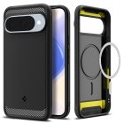 Google Pixel 10 / 10 Pro Tok - Spigen Rugged Armor MagFit - Fekete