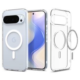   Google Pixel 10 / 10 Pro Tok - Spigen Ultra Hybrid MagFit - Átlátszó-Fehér