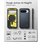 Google Pixel 10 / 10 Pro Tok - Spigen Tough Armor AI MagFit - Metal Slate