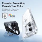 iPhone 17 Tok - ESR Classic Hybrid Kickstand Magnetic - Átlátszó-Fekete