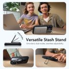 iPhone 17 Tok - ESR Classic Hybrid Kickstand Magnetic - Átlátszó-Fekete