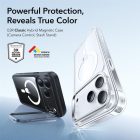 iPhone 17 Pro Tok - ESR Classic Hybrid Kickstand Magnetic - Átlátszó-Fekete