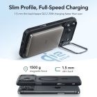 iPhone 17 Pro Tok - ESR Classic Hybrid Kickstand Magnetic - Átlátszó-Fekete