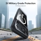 iPhone 17 Pro Max Tok - ESR Classic Hybrid Kickstand Magnetic - Átlátszó-Fekete