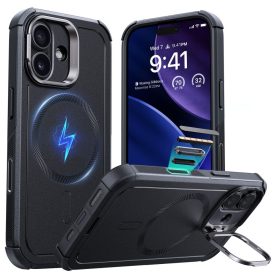 iPhone 17 Tok - ESR Cyber Tough Magnetic - Fekete iPhone 17 Tok - ESR Cyber Tough Magnetic - Fekete