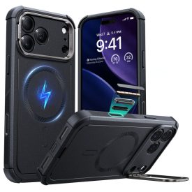 iPhone 17 Pro Max Tok - ESR Cyber Tough Magnetic - Fekete iPhone 17 Pro Max Tok - ESR Cyber Tough Magnetic - Fekete