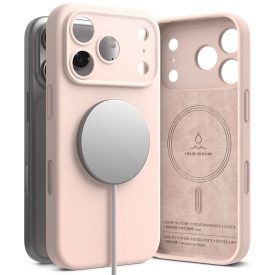 iPhone 17 Pro Max Tok - Ringke Silicone Magnetic - Pink iPhone 17 Pro Max Tok - Ringke Silicone Magnetic - Pink