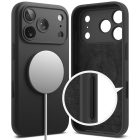 iPhone 17 Pro Tok - Ringke Silicone Magnetic - Fekete