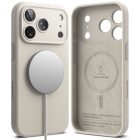 iPhone 17 Pro Tok - Ringke Silicone Magnetic - Bézs