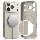 iPhone 17 Pro Tok - Ringke Silicone Magnetic - Bézs