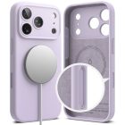 iPhone 17 Pro Tok - Ringke Silicone Magnetic - Lila