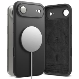 iPhone 17 Air Tok - Ringke Silicone Magnetic - Fekete iPhone 17 Air Tok - Ringke Silicone Magnetic - Fekete