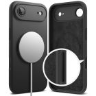iPhone 17 Air Tok - Ringke Silicone Magnetic - Fekete