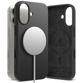 iPhone 17 Tok - Ringke Silicone Magnetic - Fekete iPhone 17 Tok - Ringke Silicone Magnetic - Fekete