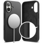 iPhone 17 Tok - Ringke Silicone Magnetic - Fekete