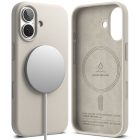 iPhone 17 Tok - Ringke Silicone Magnetic - Bézs