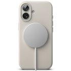 iPhone 17 Tok - Ringke Silicone Magnetic - Bézs