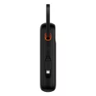 Baseus Qpow2 Power Bank - 20000mAh 22.5W - Kijelzővel + Beépített C / iP Kábellel - Fekete