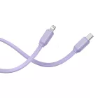 Baseus Qpow2 Power Bank - 20000mAh 22.5W - Kijelzővel + Beépített C / iP Kábellel - Lila