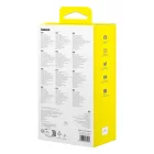 Baseus Qpow2 Power Bank - 20000mAh 22.5W - Kijelzővel + Beépített C / iP Kábellel - Kék