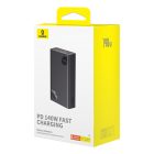 Baseus Adaman Power Bank - 24000mAh 140W - Kijelzővel + Baseus Superior USB-C 240W Kábellel - Fekete