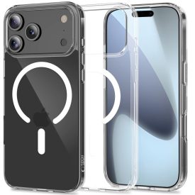 iPhone 17 Pro Tok - Tech-Protect FlexAir Hybrid MagSafe - Átlátszó   iPhone 17 Pro Tok - Tech-Protect FlexAir Hybrid MagSafe - Átlátszó