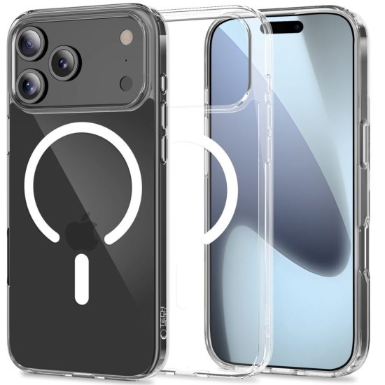 iPhone 17 Pro Tok - Tech-Protect FlexAir Hybrid MagSafe - Átlátszó