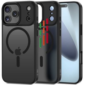   iPhone 17 Pro Max Tok - Tech-Protect MagMat XT 4-Set Magsafe - Matt Fekete