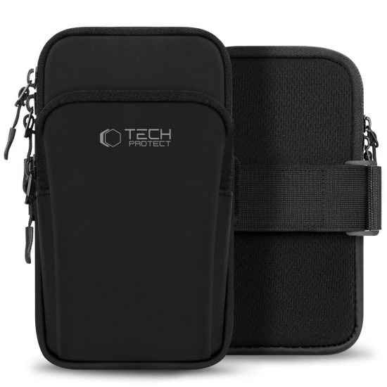 Tech-Protect M7 Univerzális Sport Karpánt Tok - Fekete