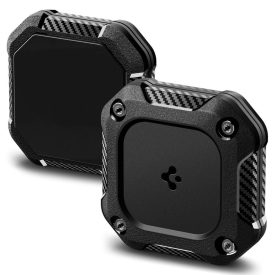 Apple AirTag 1 / 2 Tok - Spigen Tough Armor IP - Fekete Apple AirTag 1 / 2 Tok - Spigen Tough Armor IP - Fekete