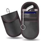 Tech-Protect KLR100 RFID Blokkoló Autós Kulcstartó - Fekete-Piros