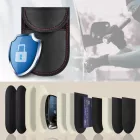 Tech-Protect KLR100 RFID Blokkoló Autós Kulcstartó - Fekete-Piros